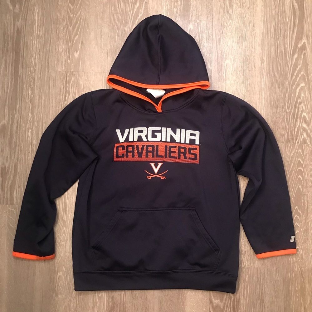 Virginia Cavaliers Russell Athletic Pullover Hoodie Large 10-12